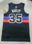 Maillot de Basket Detroit Pistons Marvin Bagley III Noir 2022-23